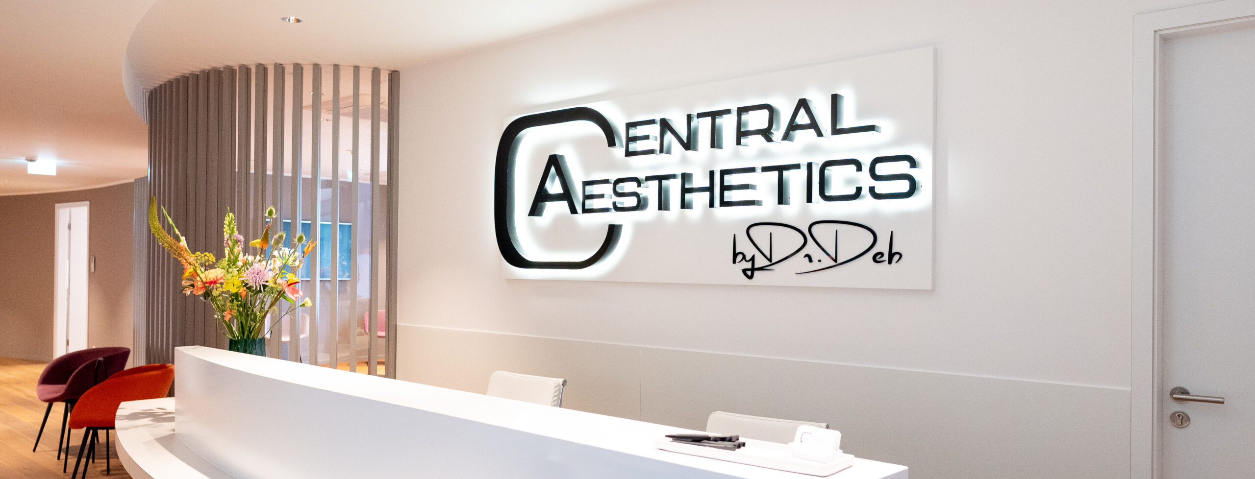 Central Aesthetics Empfangsbereich