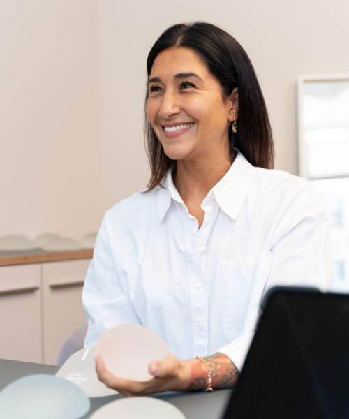 Augenlidstraffung in Nahaufnahme